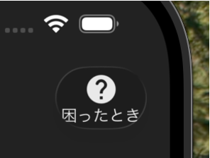 Liquid Glassの枠と干渉